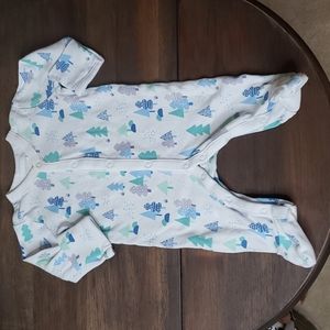 Gymboree One Piece Footed Pajama, Sz NB